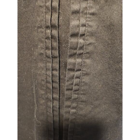 Black Cropped Cargo Jacket Women XL Grunge Hipster Casual - Picture 5 of 8